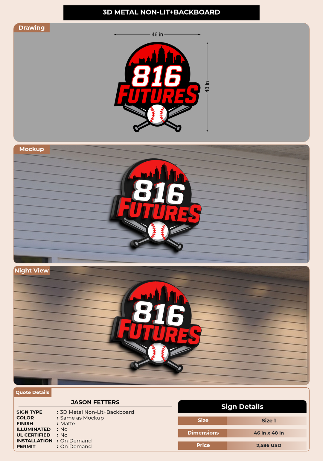 CUSTOM MOCKUP SIGN FOR Jason Fetters
