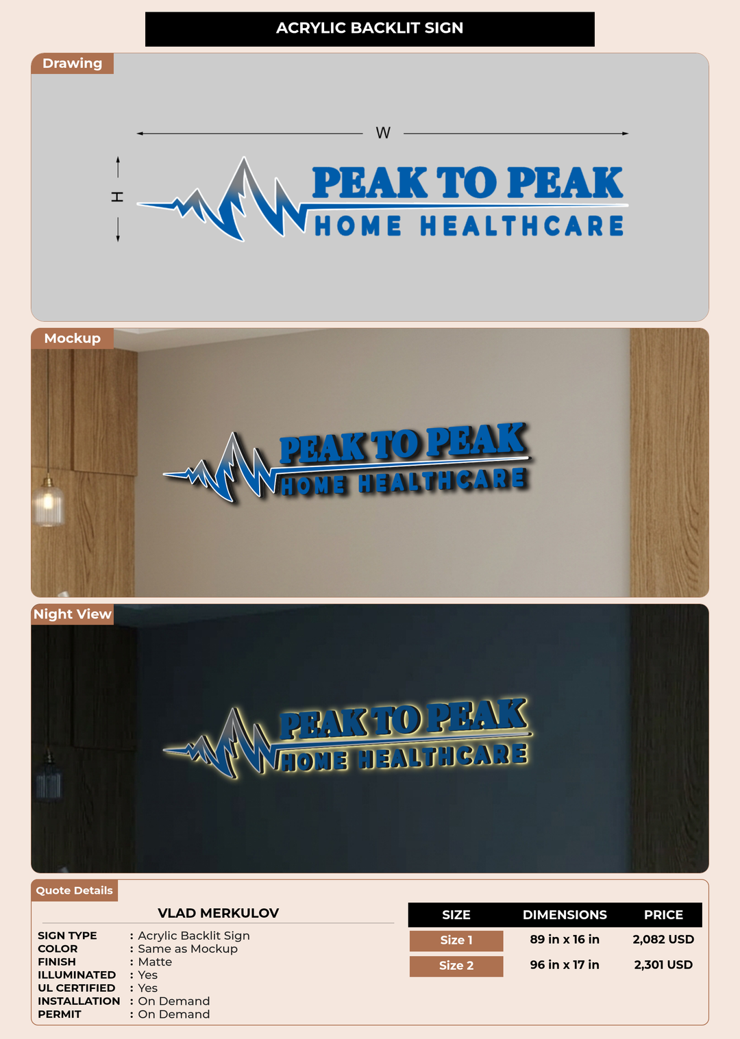 CUSTOM MOCKUP SIGN FOR Vlad Merkulov