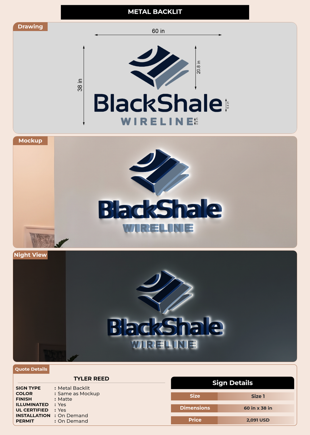 CUSTOM MOCKUP SIGN FOR Tyler Reed