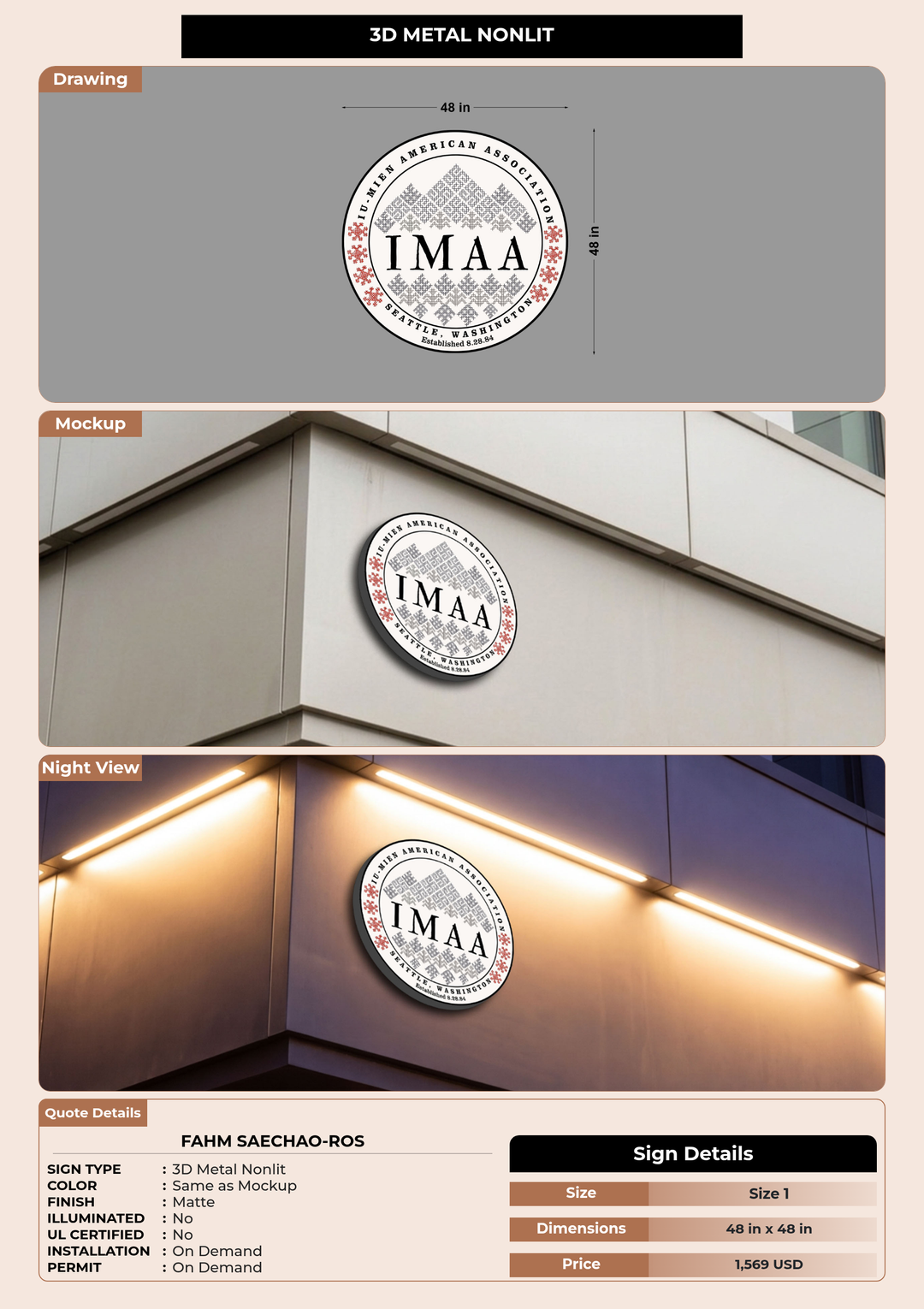 CUSTOM MOCKUP SIGN FOR Fahm Saechao-Ros