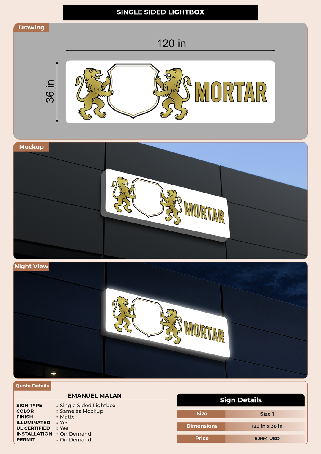 CUSTOM MOCKUP SIGN FOR Emanuel Malan