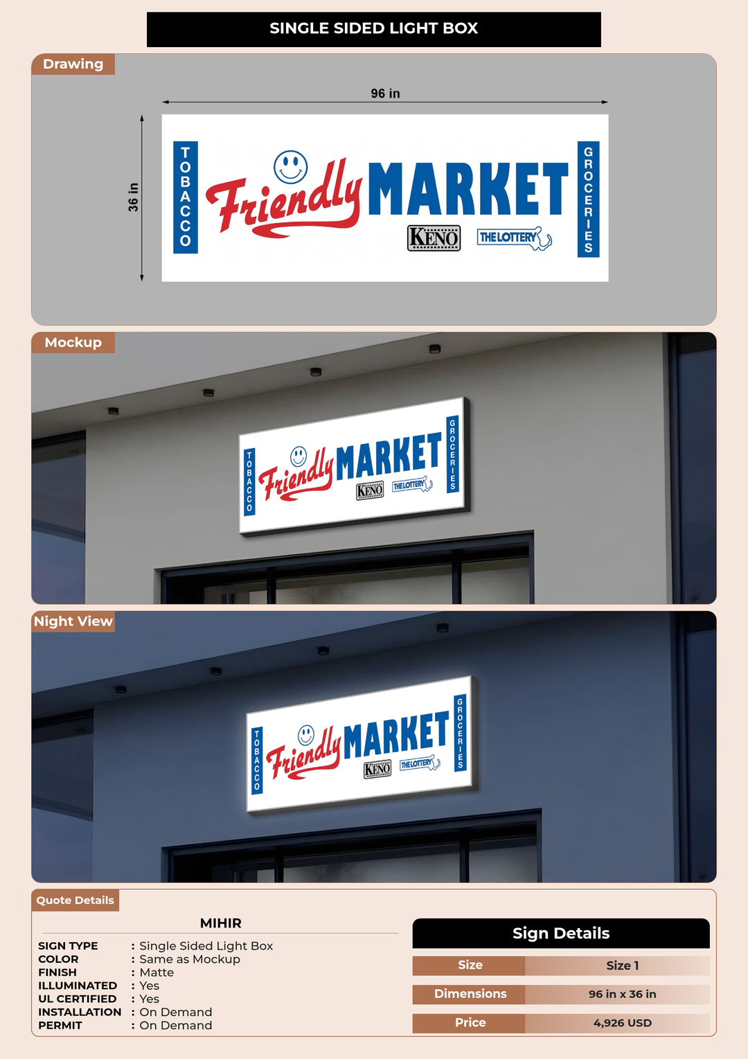 CUSTOM MOCKUP SIGN FOR Mihir