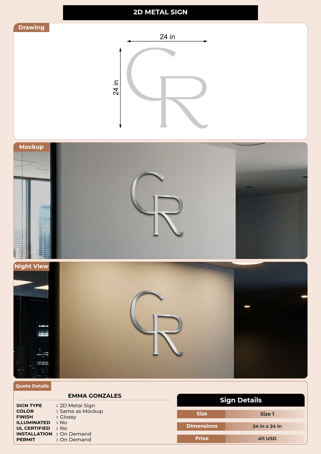 CUSTOM MOCKUP SIGN FOR Emma Gonzales