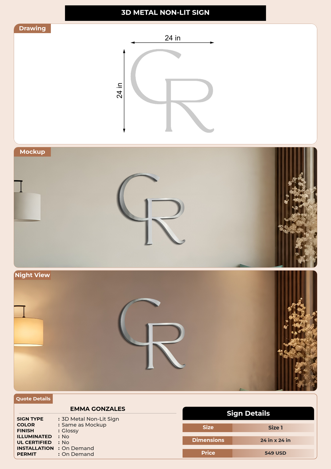 CUSTOM MOCKUP SIGN FOR Emma Gonzales