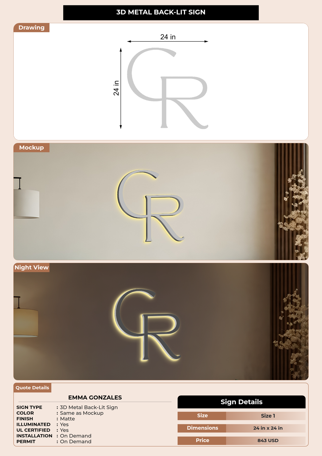CUSTOM MOCKUP SIGN FOR Emma Gonzales