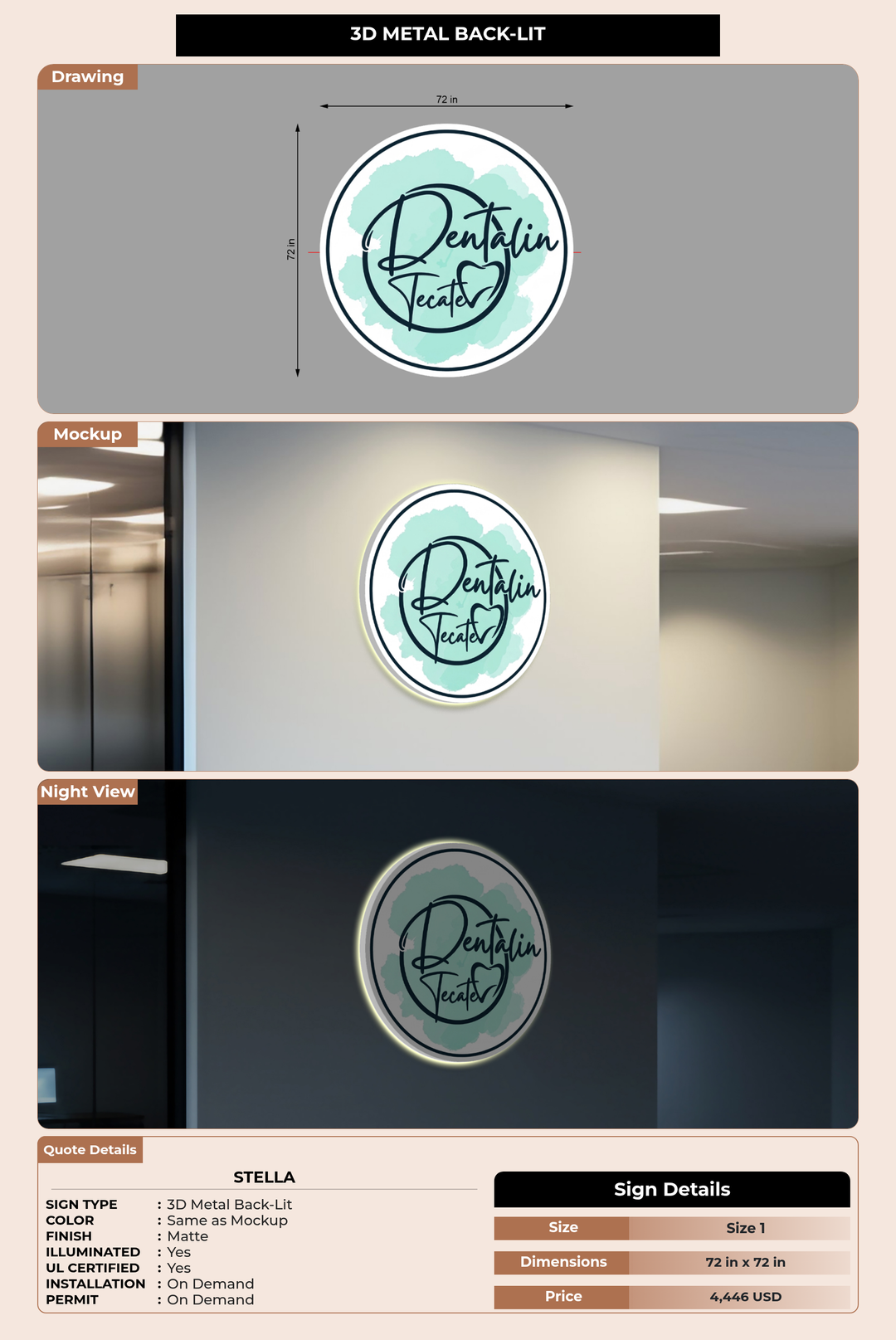 CUSTOM MOCKUP SIGN FOR Stella