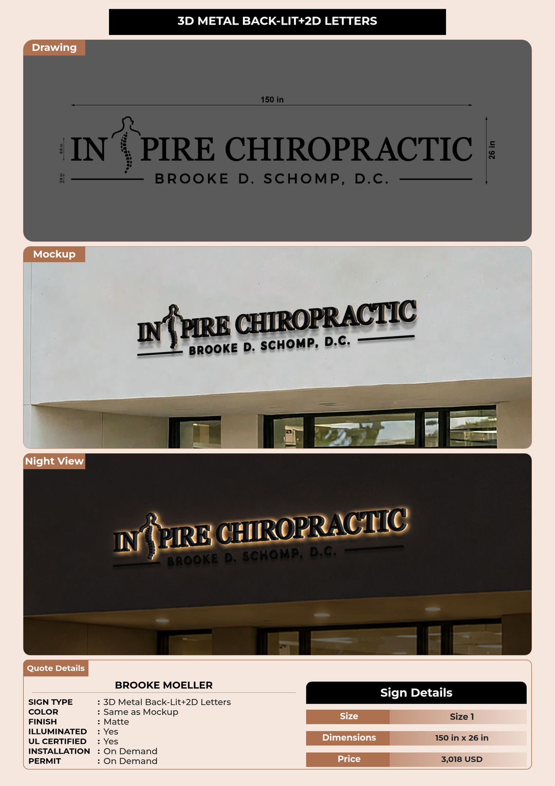 CUSTOM MOCKUP SIGN FOR Brooke Moeller
