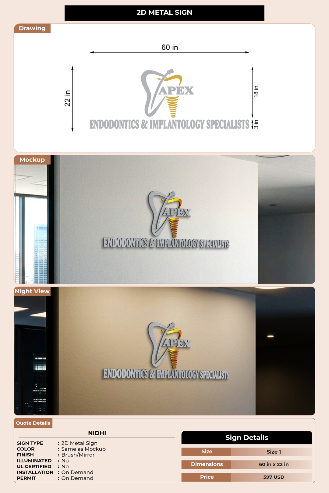 CUSTOM MOCKUP SIGN FOR Nidhi