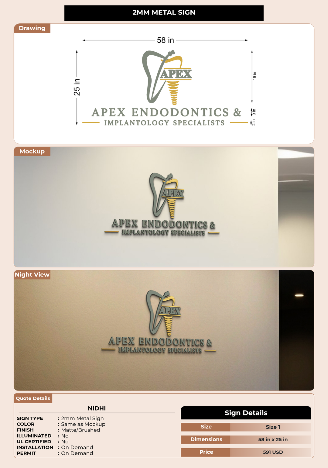 CUSTOM MOCKUP SIGN FOR Nidhi