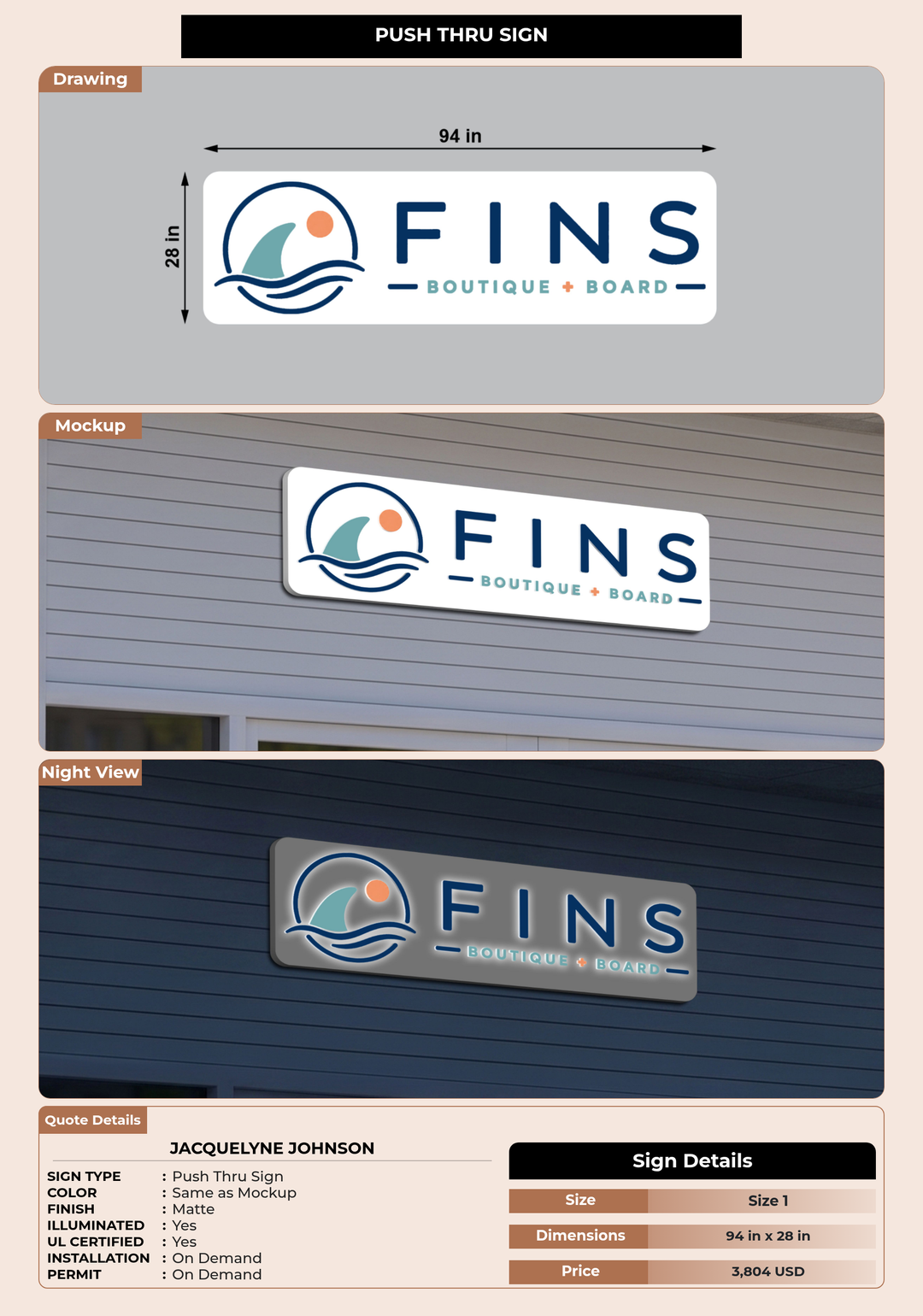 CUSTOM MOCKUP SIGN FOR Jacquelyne Johnson