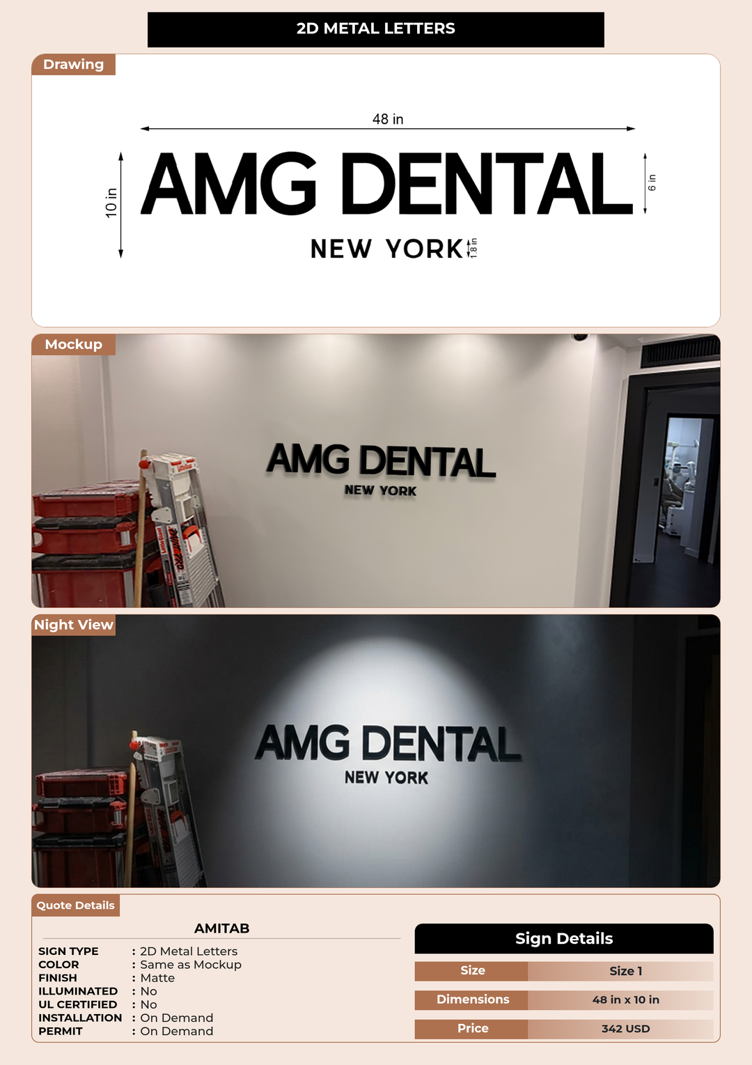 CUSTOM MOCKUP SIGN FOR Amitab