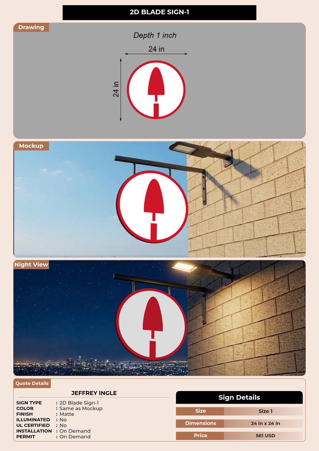 CUSTOM MOCKUP SIGN FOR Jeffrey Ingle