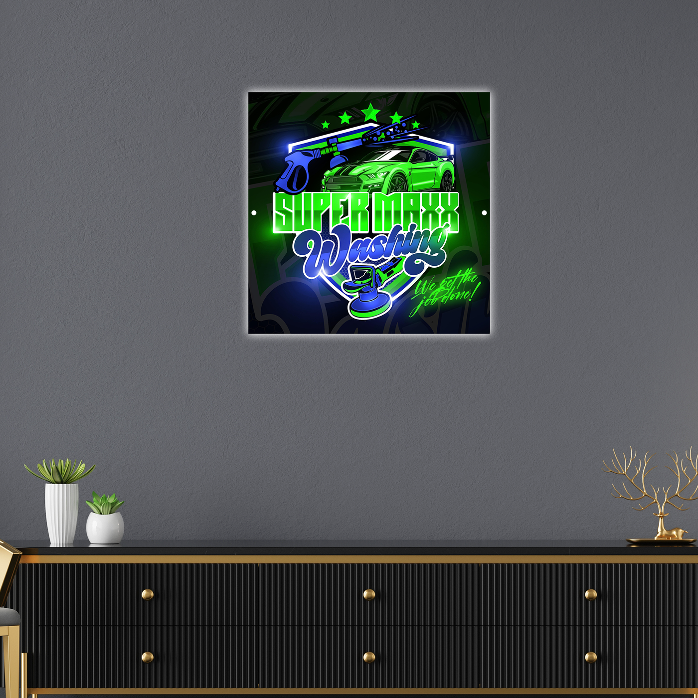 Neon acrylic for Anfernee hamilton