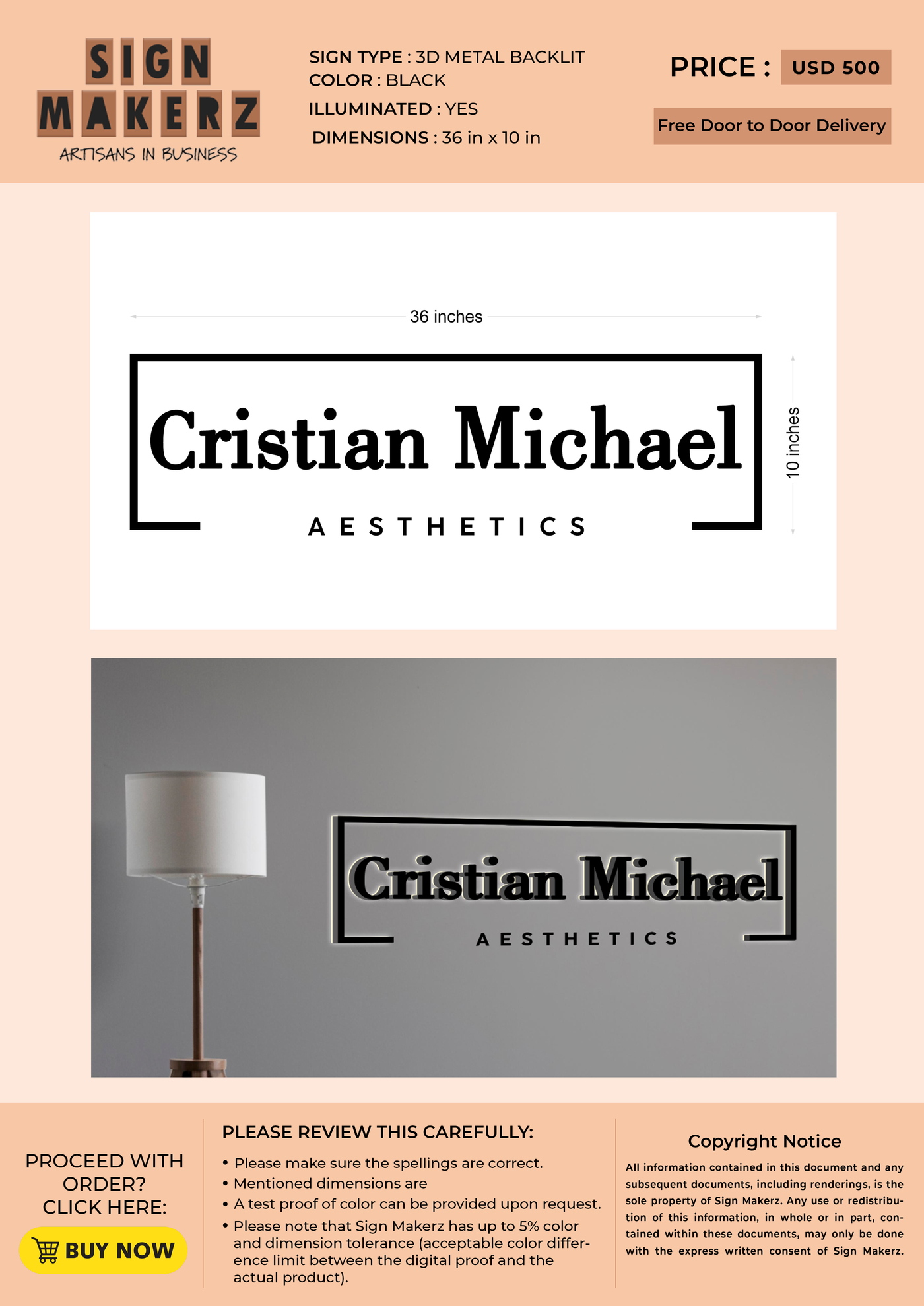 Custom Signs for Aliayh Womack