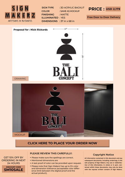 Custom Signs For Nick Rickards