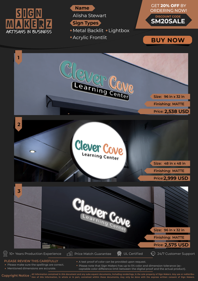 Business Signs for  Alisha Stewart