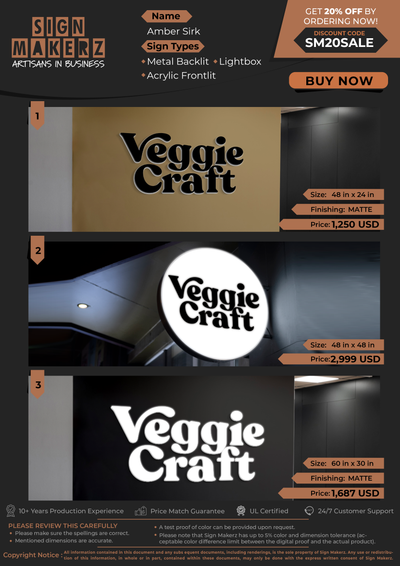 Business Signs for Amber Sirk