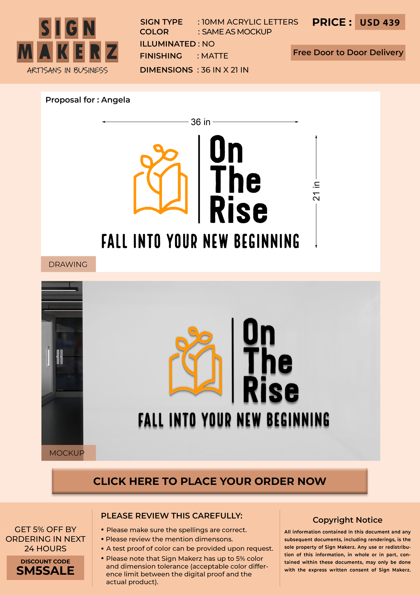 Business Signs for Angela