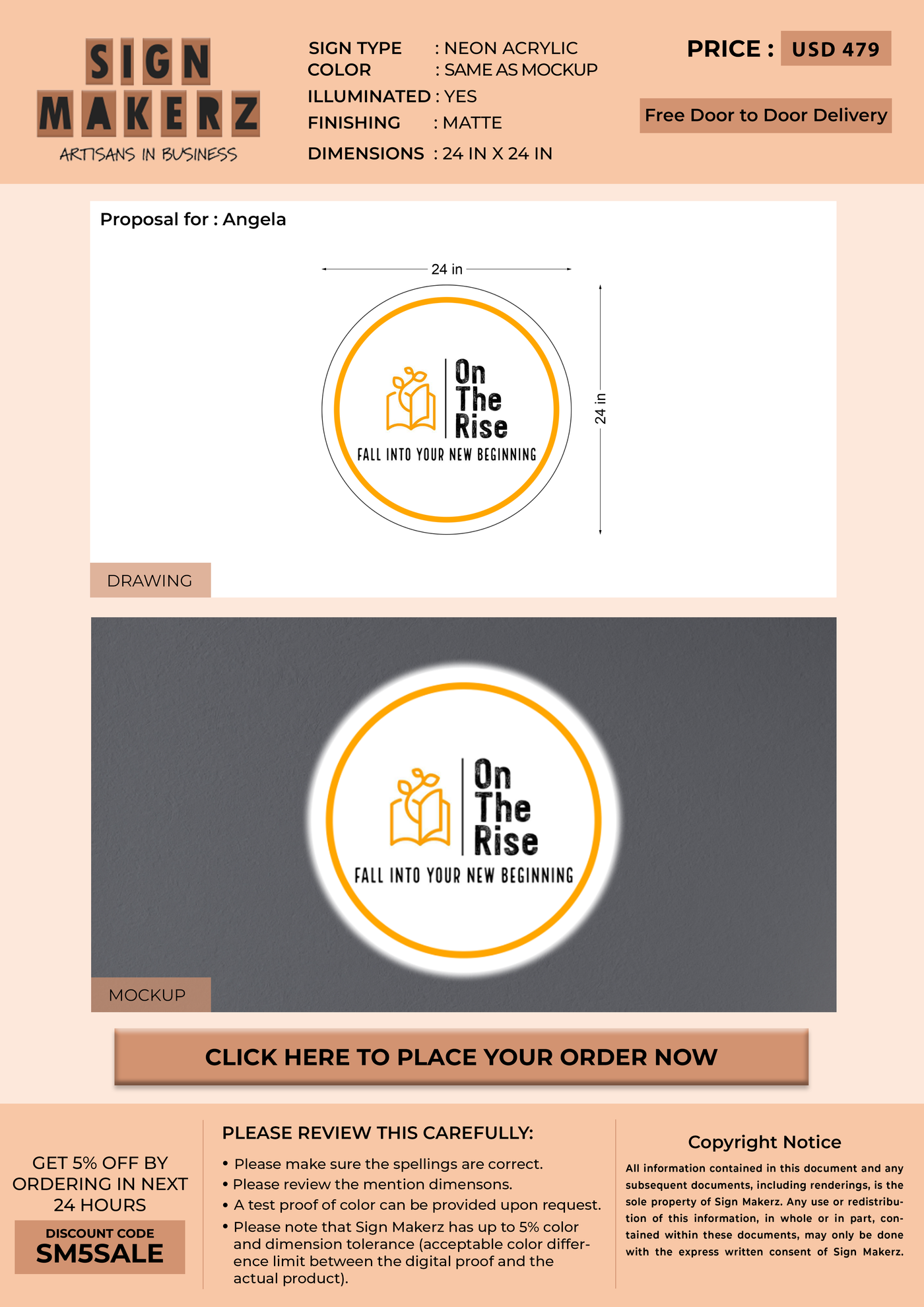 Business Signs for Angela