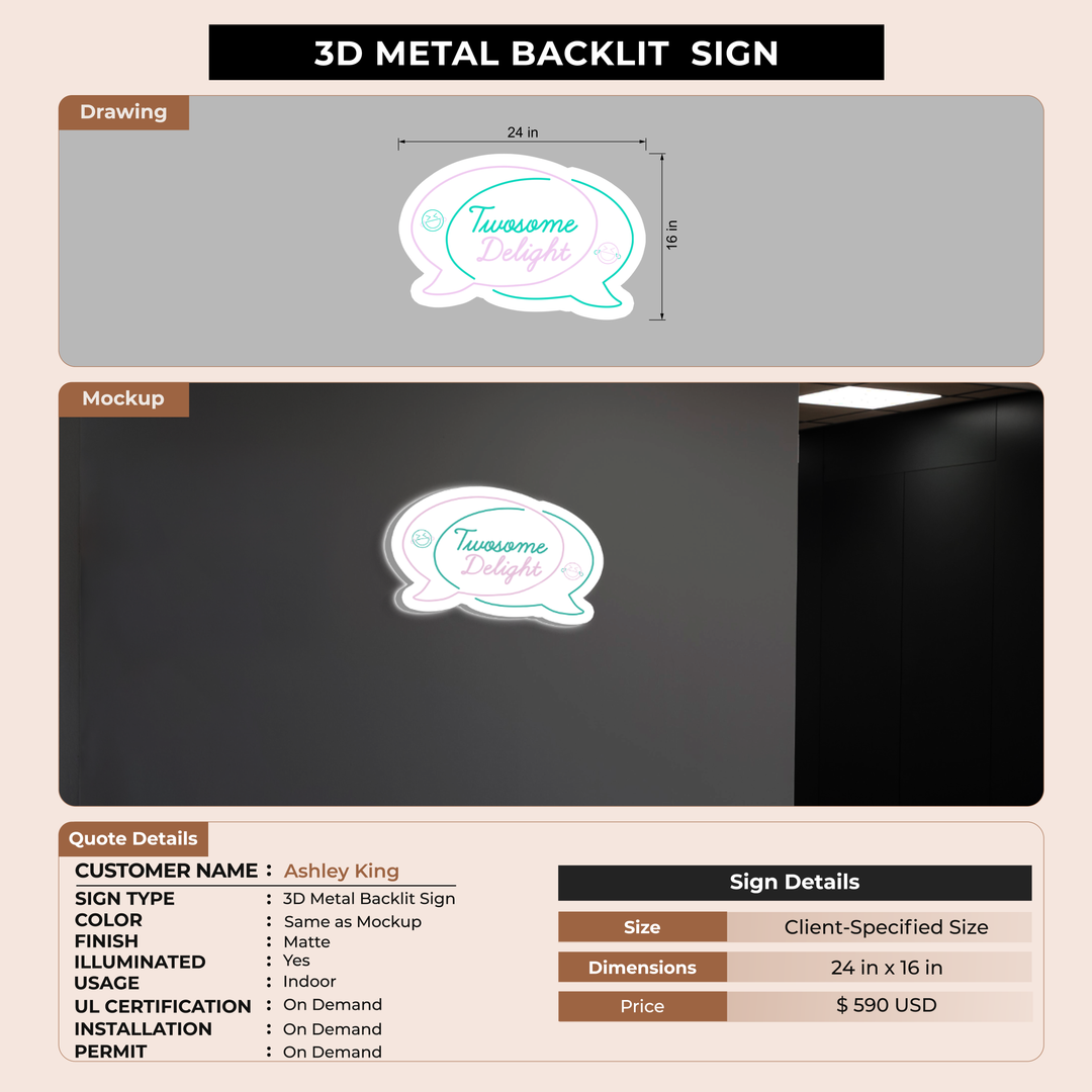 Custom Signs for Ashley King