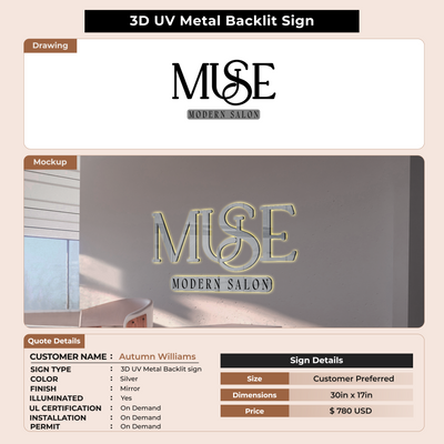 Custom Signs for Autumn Williams