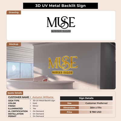 Custom Signs for Autumn Williams