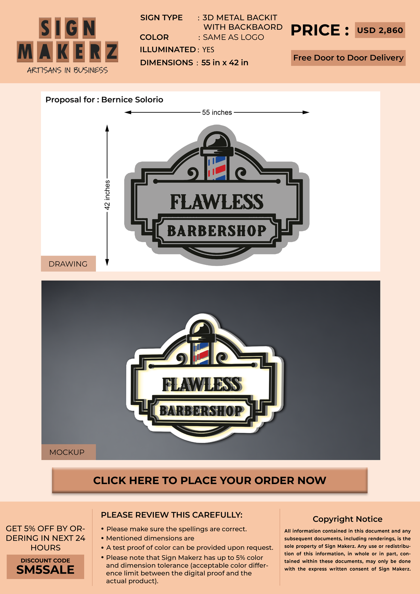 Business Signs For Bernice Solorio