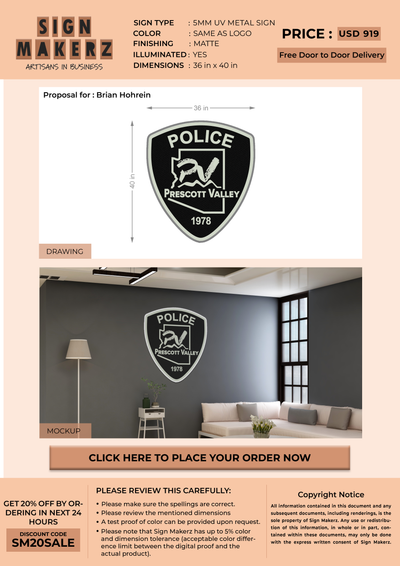 Business Signage for Brian Hohrein