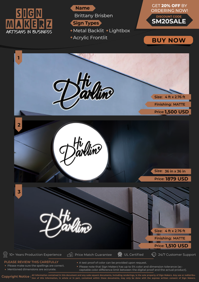 Business Signs For Brittany Brisben
