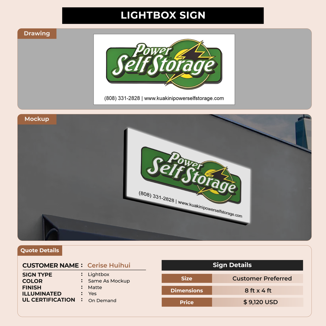 Custom Signs For Cerise Huihui