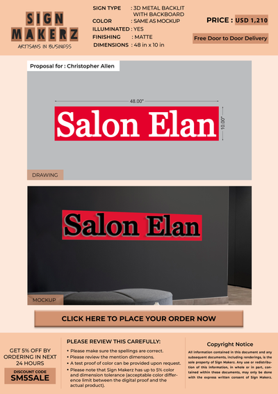 Business Signs for Christopher Allen