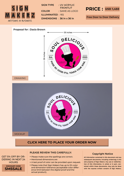Business Signage for Dasia Brown