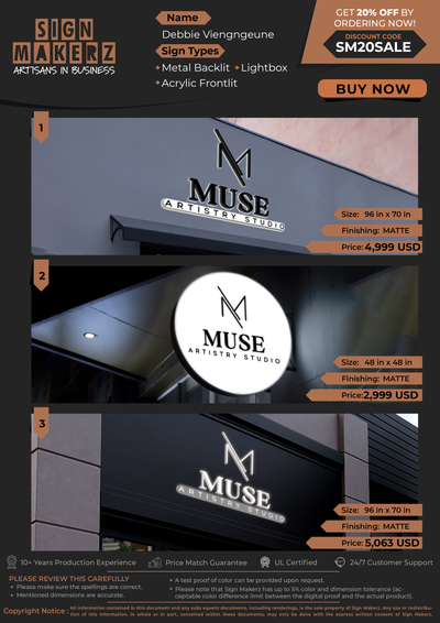 Business Signs for Debbie Viengngeune