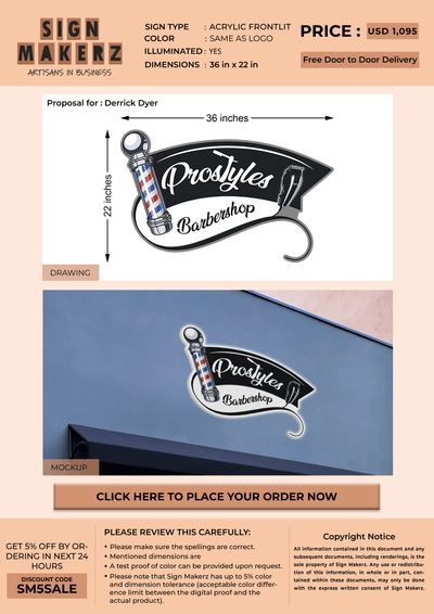 Business Signs for Derrick Dyer