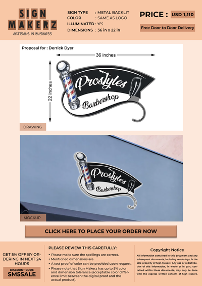 Business Signs for Derrick Dyer