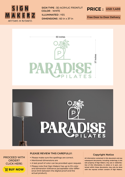 Custom Signs for Erin Canada