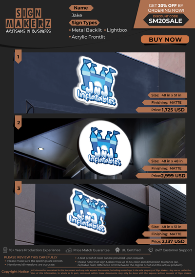 Business Signs for Jake
