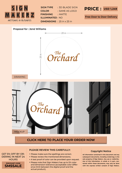 Custom Signs for Jené Williams
