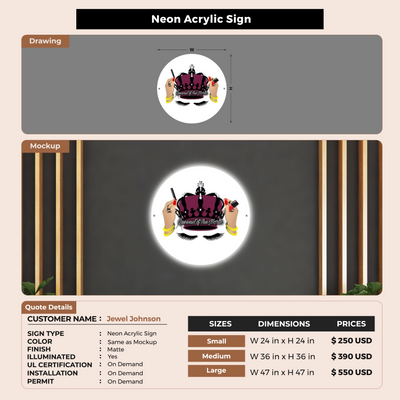 Custom Signs For Jewel Johnson