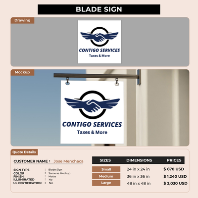 Custom Signs For Jose Menchaca