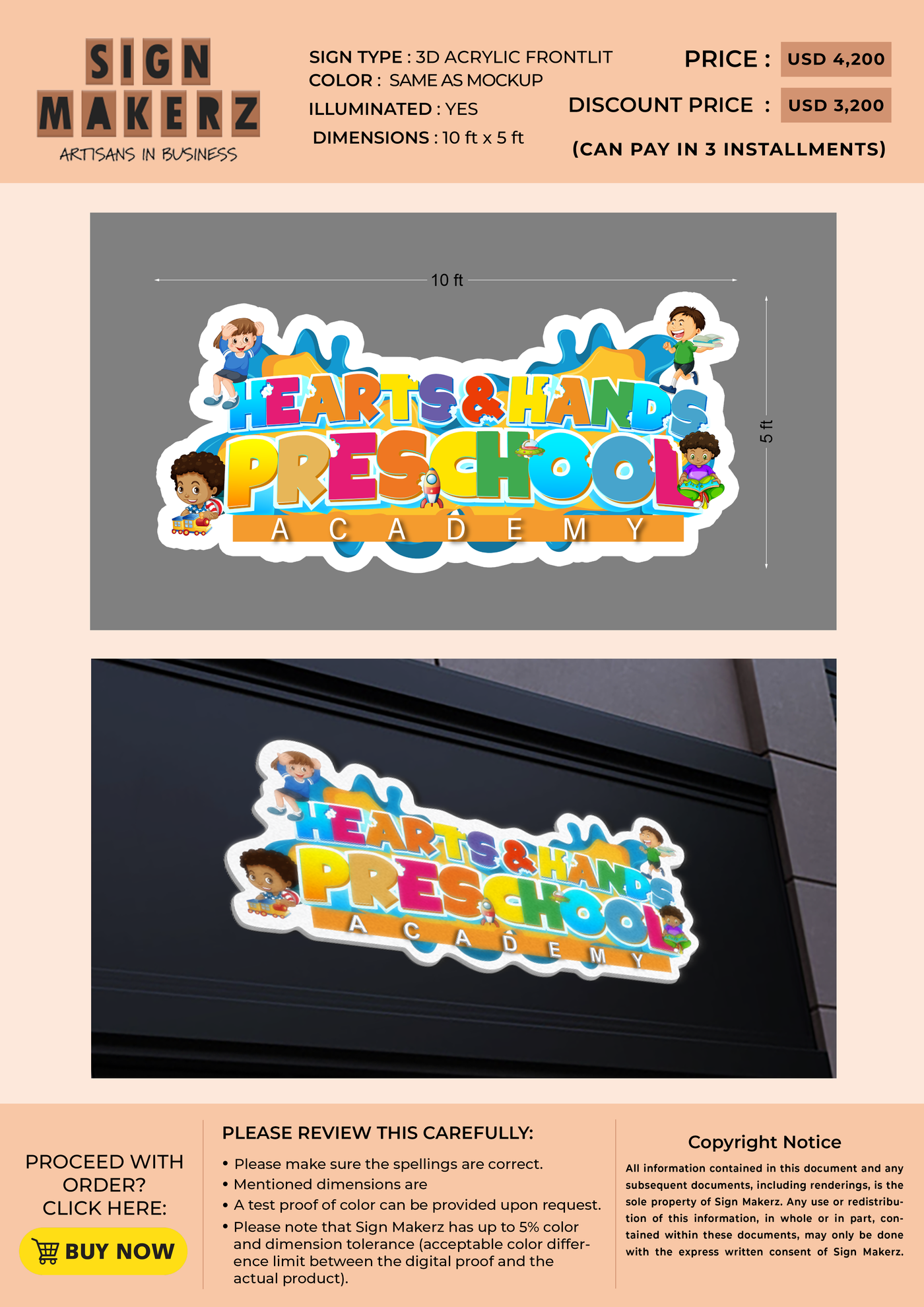 3 acrylic frontlit for Khalilah Edmond