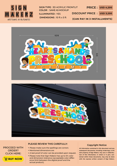 3 acrylic frontlit for Khalilah Edmond