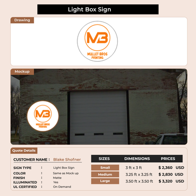 Custom Signs For Blake Shofner