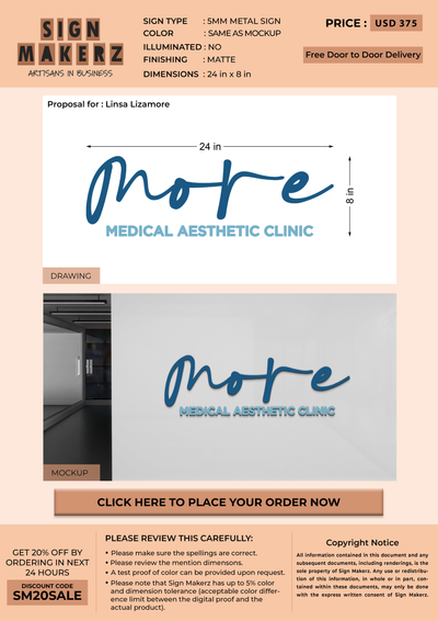 Business Signs for Linsa Lizamore