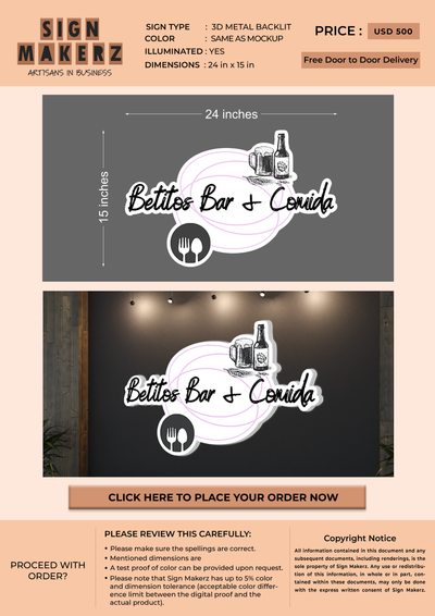 Business signage for Megan Cary