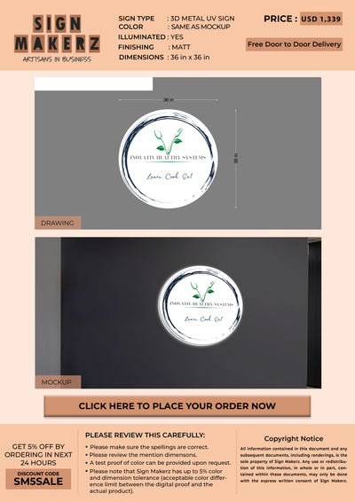 Business signage for Mera Samaroo