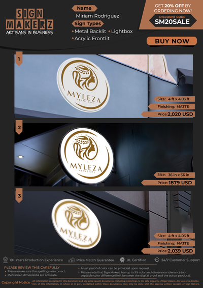 Business Signs For Miriam Rodriguez
