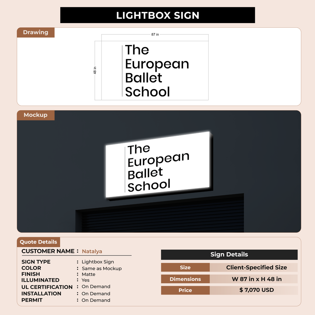 Custom Sign For Natalya