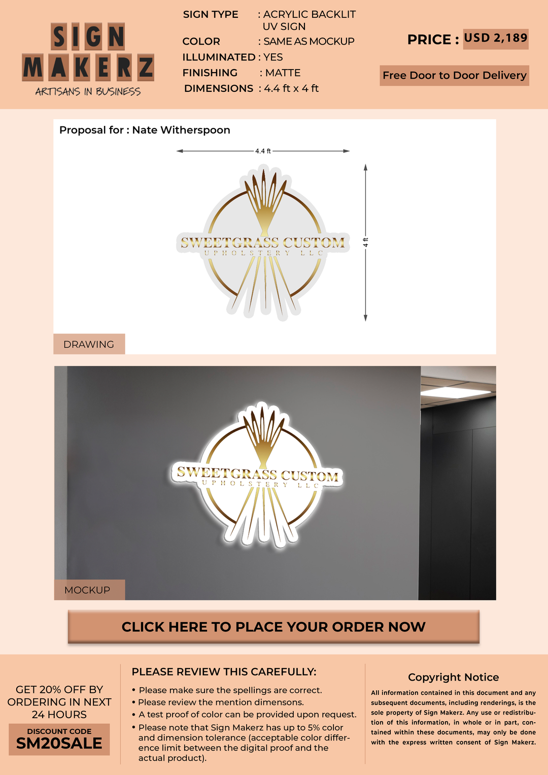 Business signage for Edward Chambers