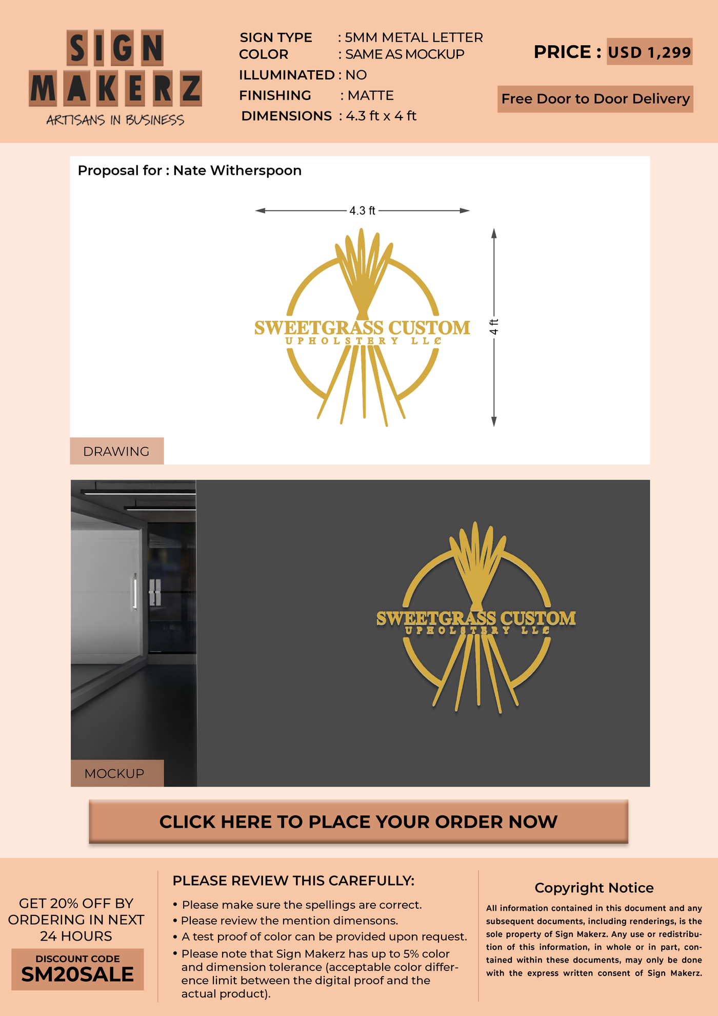 Business signage for Edward Chambers